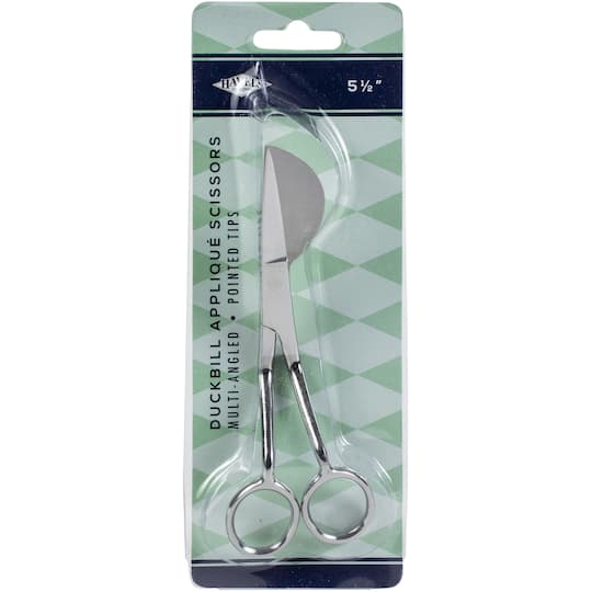 Havel&#x27;s&#x2122; 5.5&#x22; Pointed Tip Multi-Angled Duckbill Applique Scissors